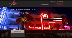 Desktop Screenshot of boulevardhotel740.com